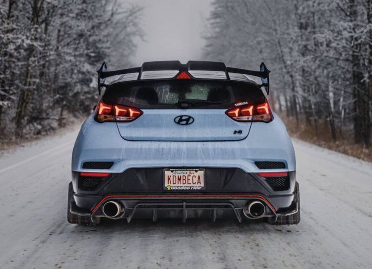 (image for) ADRO Veloster N Carbon Fiber V2 Spoiler 2019 – 2022