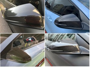 KDM RACER Veloster N Carbon Fiber Mirror Covers & Fuel Door 2019 – 2022