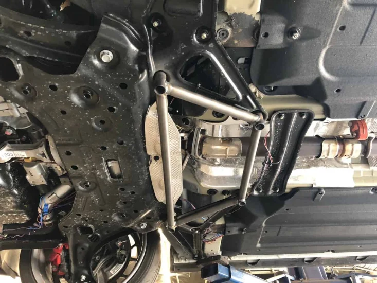 (image for) Pierce Motorsports Veloster N 4 Point Lower Chasis Brace 2019 – 2023